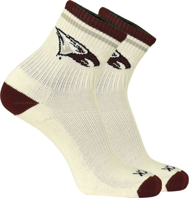 North Carolina Central University Eagles Vintage Quarter Crew Socks