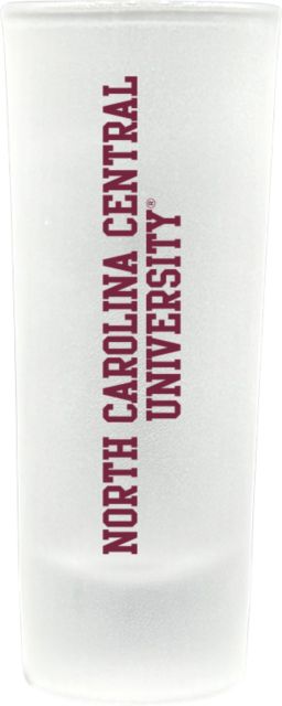 North Carolina Central University Frosted Collector's Glass