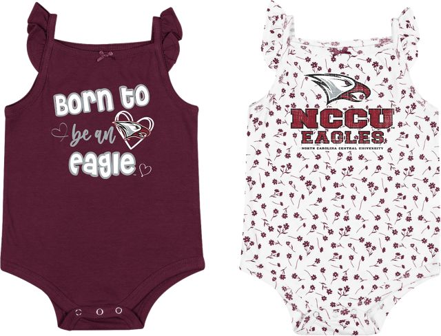 North Carolina Central University Infant Girl's 2 Pack Eagles Onesie