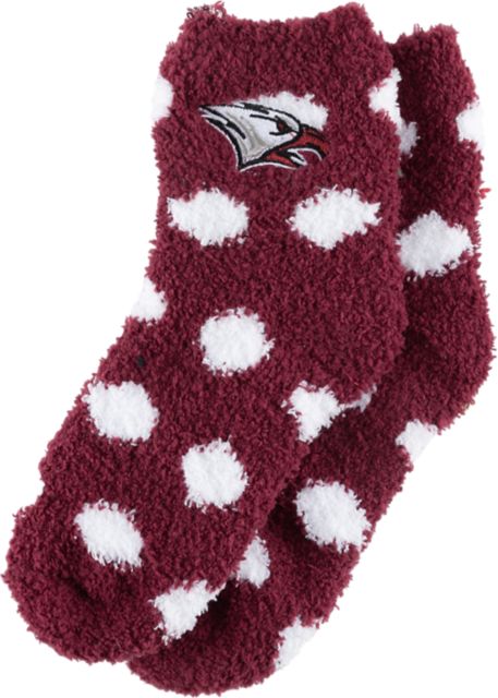 North Carolina Central University Youth Fuzzy Dot Sock