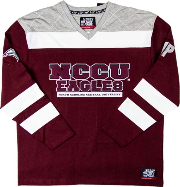 North Carolina Central University Vintage Football Jersey Long Sleeve T-Shirt