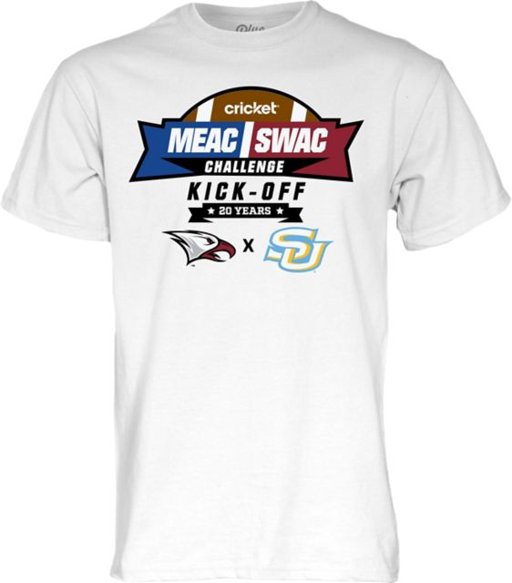 North Carolina Central University Football MEAC/SWAC Kick-Off Short Sleeve T-Shirt