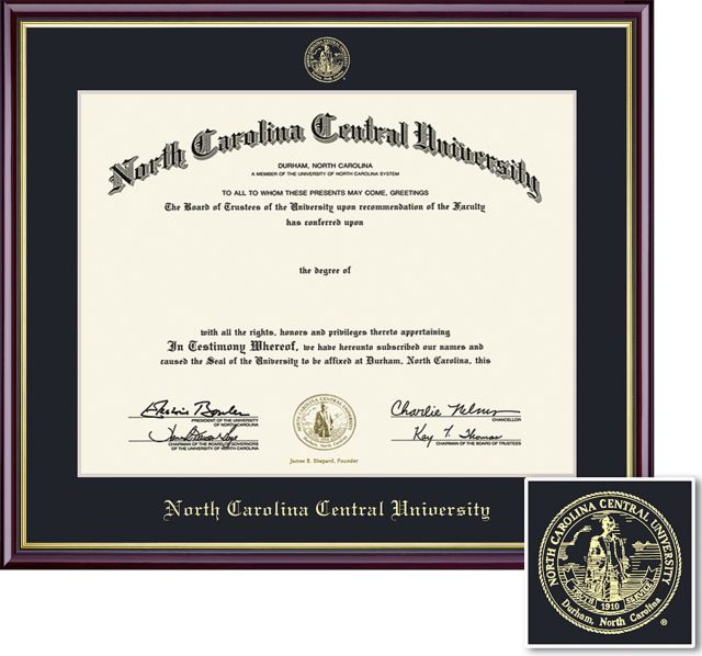 North Carolina Central University 8.5'' x 11'' Value Price Academic Diploma Frame