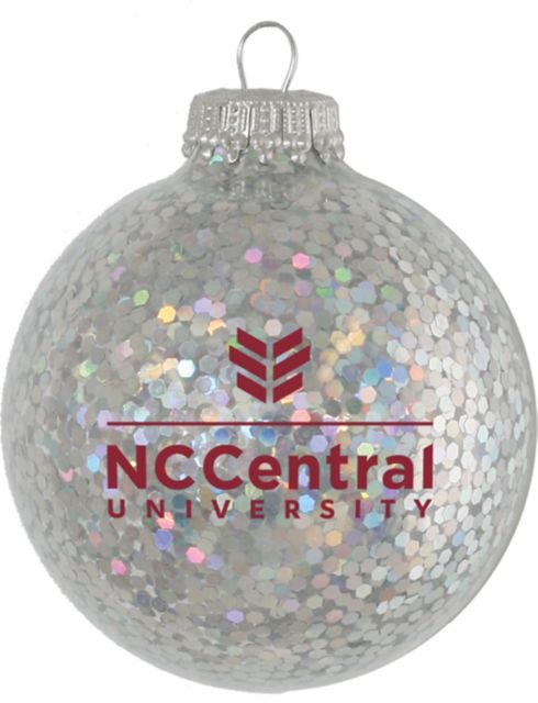 North Carolina Central University Sparkle Ball Ornament