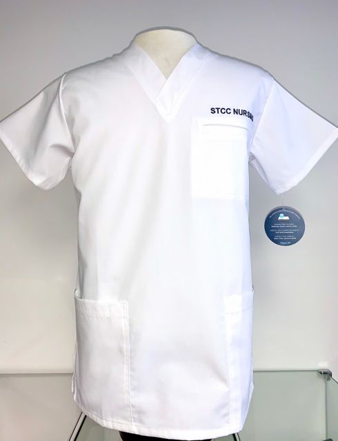 TOP/NANO TEX EMB/WHITE/XXS/.