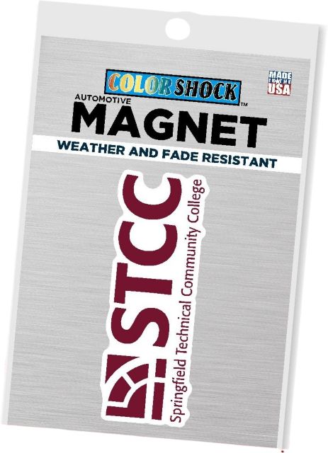 Springfield Technical Community College 4" x 4" Magnet