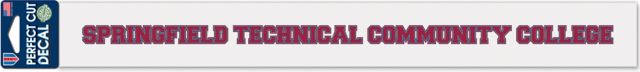 Springfield Technical Community College 2'' x 17'' Perfect Cut Decal
