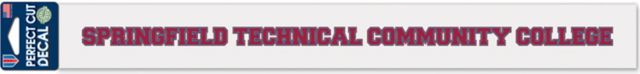 Springfield Technical Community College 2'' x 17'' Perfect Cut Decal
