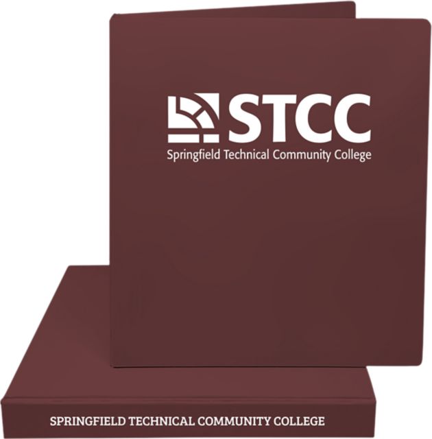 Springfield Technical Community College 1'' Vinyl Binder