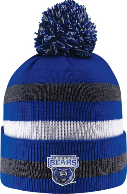 Des Moines Area Community College Pom Knit Hat with Cuff