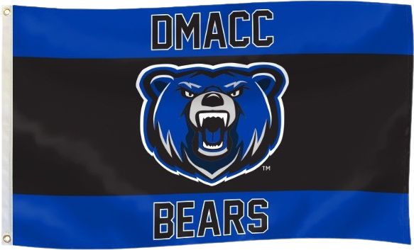 Des Moines Area Community College Bears 3' x 5' Durawave Flag