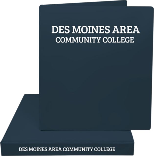 Des Moines Area Community College 1'' Vinyl Binder