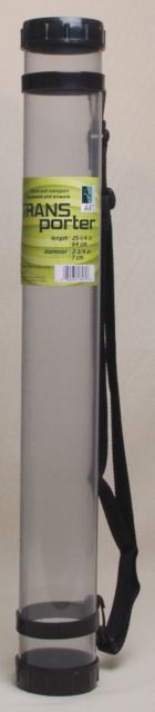 CARRYING TUBE CLEAR 2-3/4X24-1/2 INCH