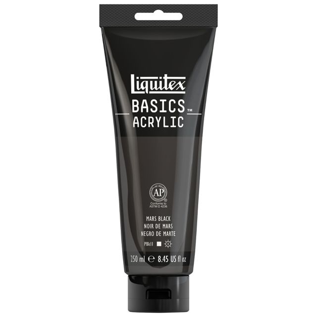 BASICS ACRYLIC 250ML MARS BLACK