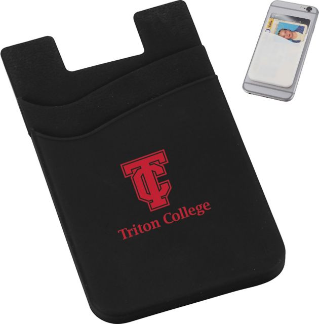 Triton College Silicone Card Wallet: Triton College
