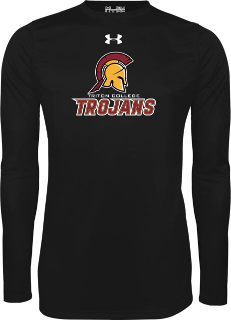 Triton Under Armour Long Sleeve Tech Tee Official Mascot