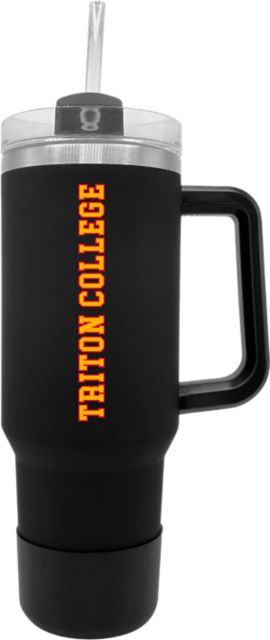 Triton College Trojans 40 oz. Tumbler with Straw