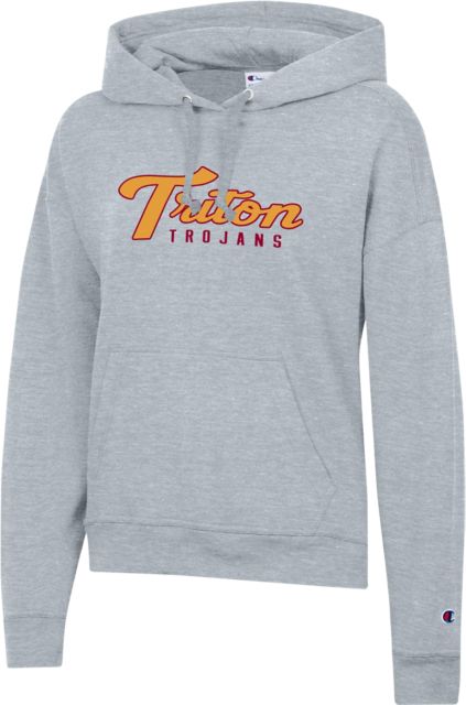 Triton College Trojans Women's Powerblend Hooded Sweatshirt