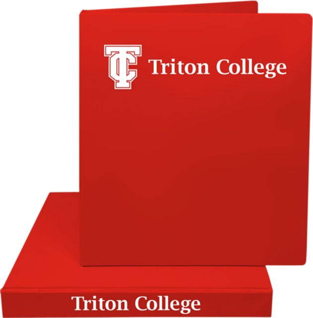 Triton College 1'' Vinyl Binder