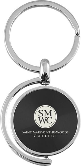 Saint Mary-of-the-Woods College Spinner Key Tag