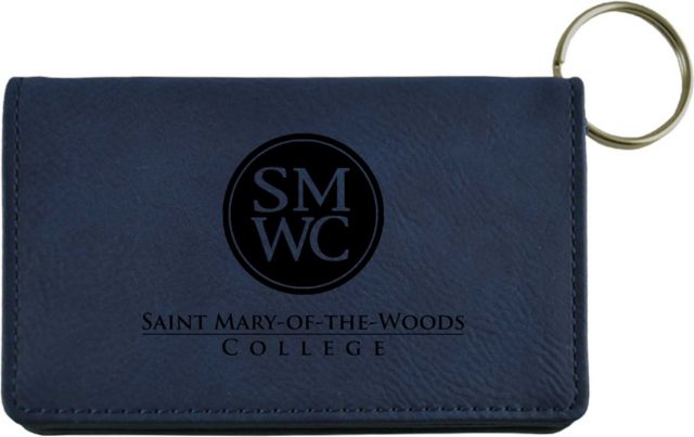 Saint Mary-of-the-Woods College Leather ID Holder