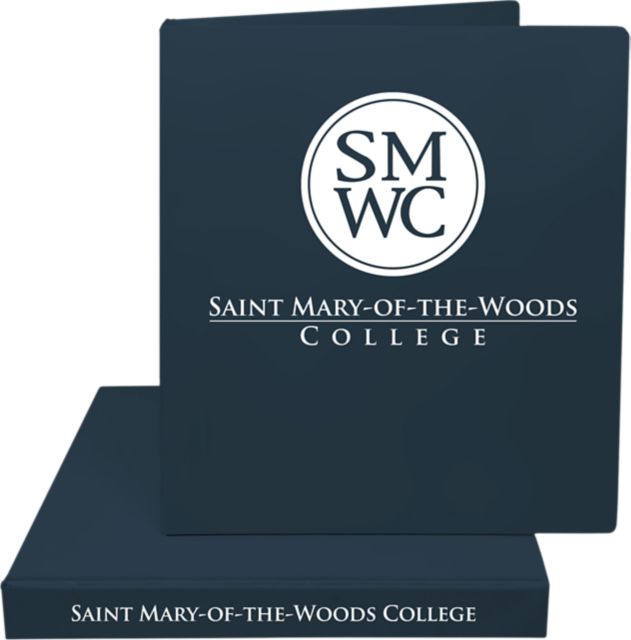 Saint Mary-of-the-Woods College 1'' Vinyl Binder