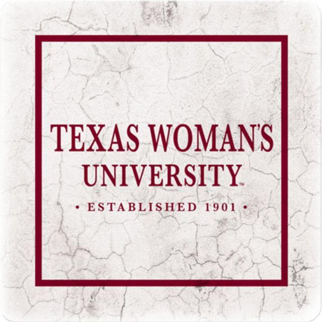 Texas Woman's University  4'' x 4'' Coaster