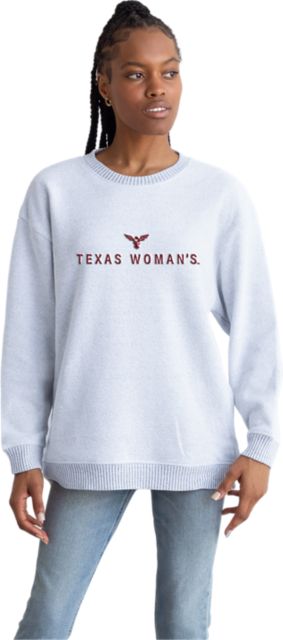 Texas Woman's University  Women's Warmup Crewneck Sweatshirt