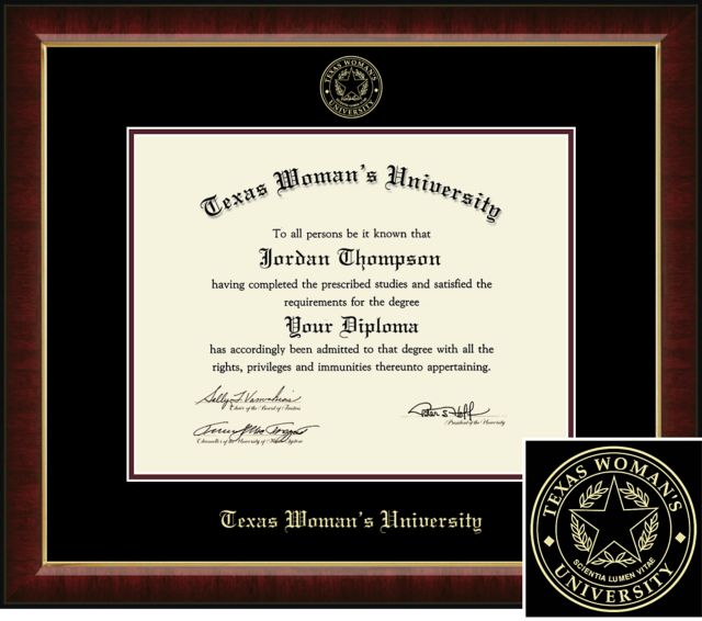 Church Hill Classics Embossed Diploma Frame. Bachelors, Masters, PhD. - ONLINE ONLY