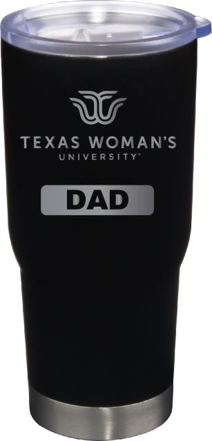 22 oz Matte Black Stainless Steel Tumbler Dad