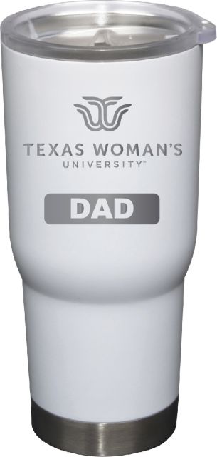 22 oz White Stainless Steel Tumbler Dad