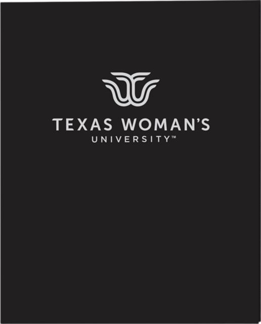 Texas Woman's University  2 Pocket Folder