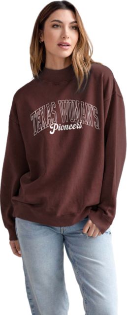 Texas Woman's University  Pioneers Women's Nantucket Crewneck Sweatshirt