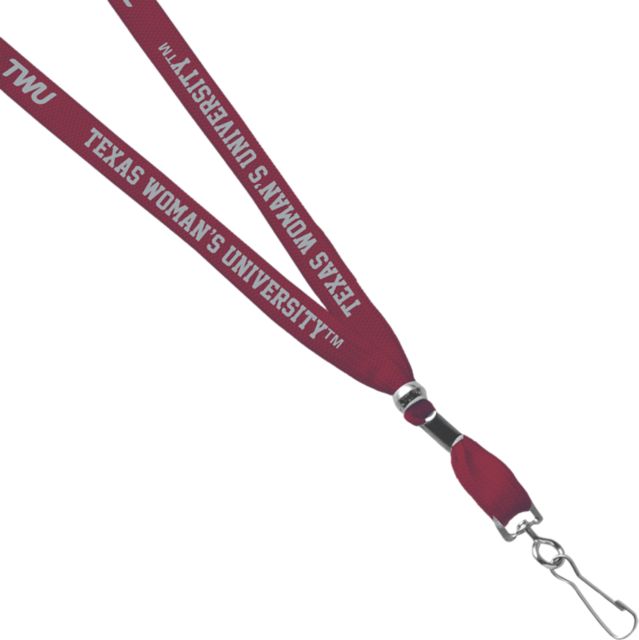 Texas Woman's University  3/8 '' Swivel Hook Lanyard