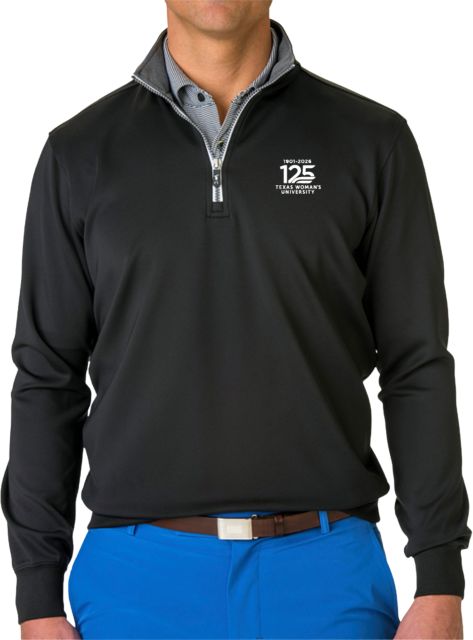 Texas Woman's University  Fairway & Greene Caves 1/4 Zip Pullover Texas Womens University 125 years - ONLINE ONLY