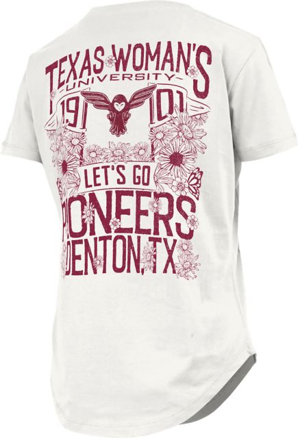 Texas Woman's University Pioneers Women's Short Sleeve T-Shirt