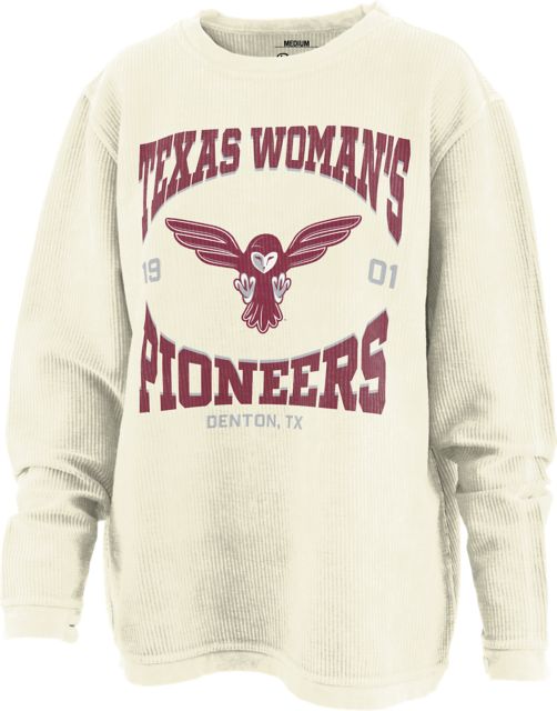 Texas Woman's University  Women's Corded Crewneck Sweatshirt