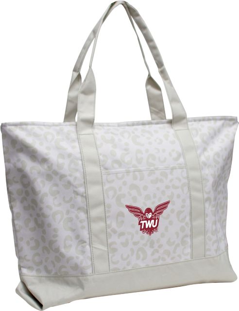 Texas Woman's University  Leopard Tote