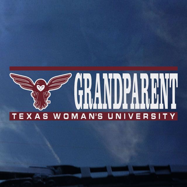 Texas Woman's University  Pioneers GrandParent Decal