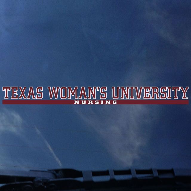 Texas Woman's University  Decal