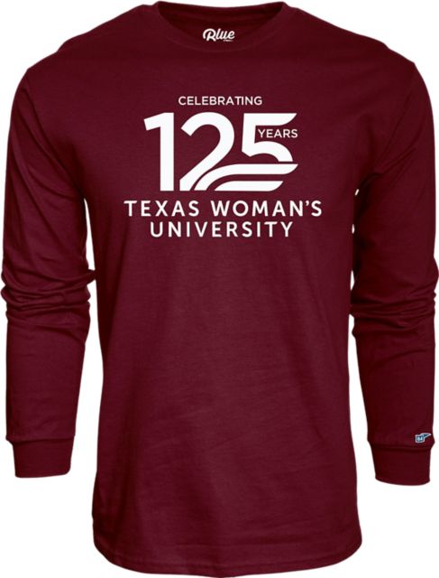 Texas Woman's University 125th Anniversary Long Sleeve T-Shirt
