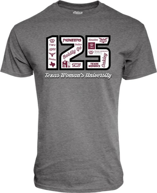 Texas Woman's University 125th Anniversary Short Sleeve T-Shirt
