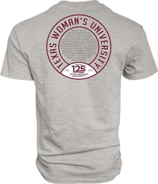 Texas Woman's University  125th Anniversary Short Sleeve T-Shirt