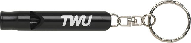 Texas Woman's University  Whistle Keychain
