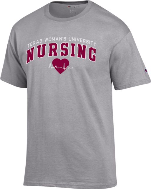 Texas Woman's University  College of Nursing Short Sleeve T-Shirt