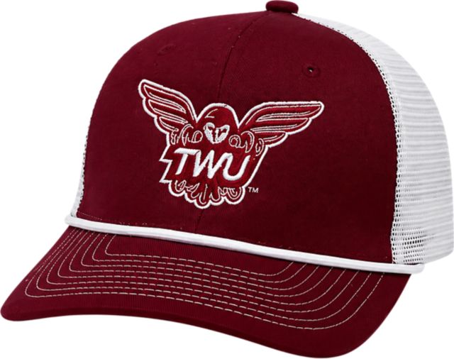 Texas Woman's University  Mesh Snapback Rope Cap