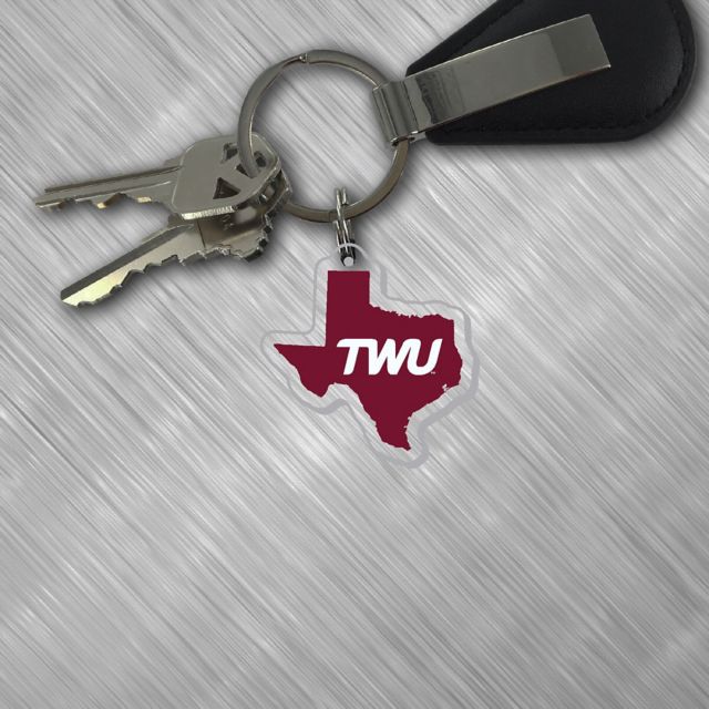Texas Woman's University  Key Chain