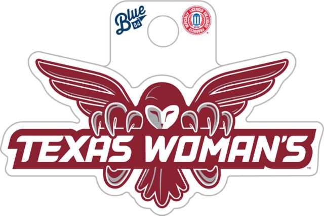 Texas Woman's University  Full Size Sticker