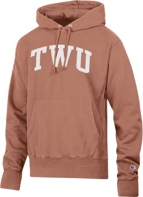 Texas Woman's University  Reverse Weave Hooded Sweatshirt