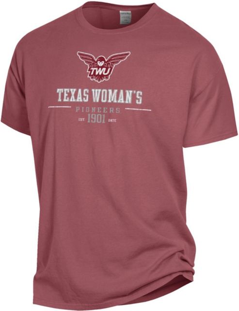 Texas Woman's University  Garment Dyed Short Sleeve Tee - ONLINE ONLY